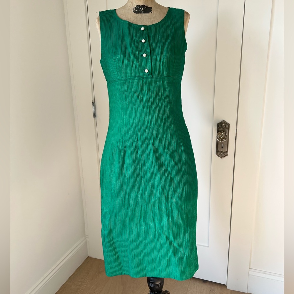 Authentic Dolce & Gabbana green Cocktail Dress. Size Italian 42